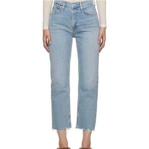 aritzia citizens of humanity straight leg jeans size 27